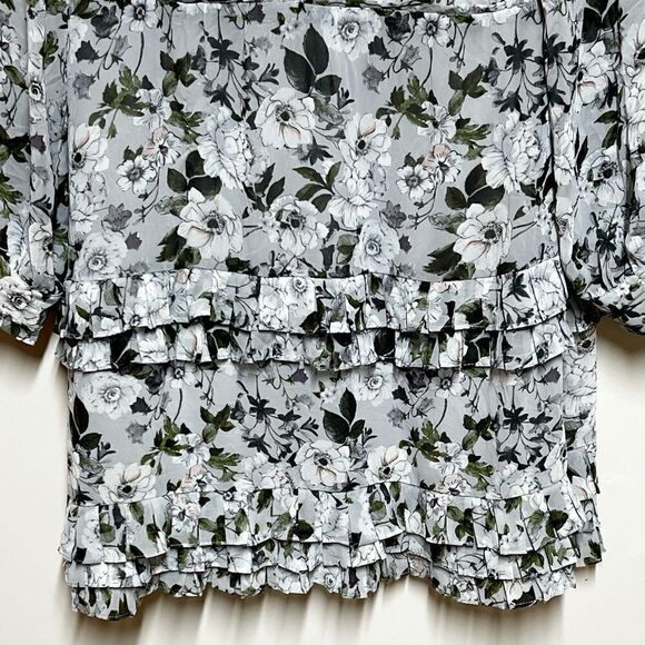 NWT Laundry by Shelli Segal Flounce-Hem A-Line Dress Size 16 - Picture 6 of 8